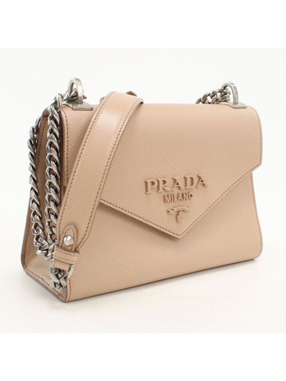 Prada Chain Saffiano Leather Shoulder Bag